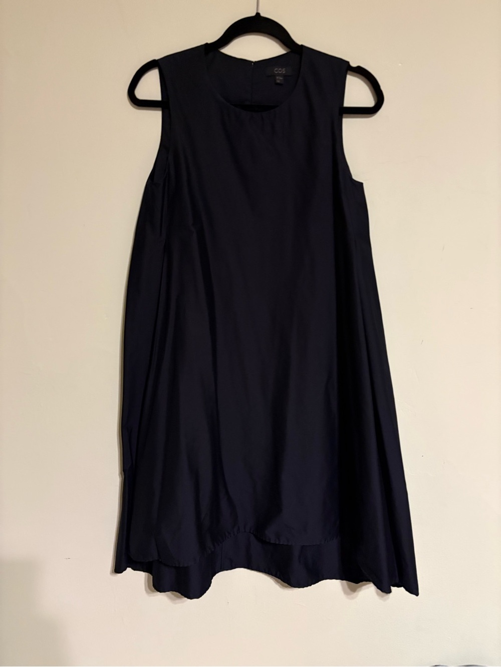 COS Navy Sleeveless A-Line Shift Dress